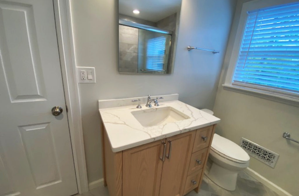 small bathroom renovation